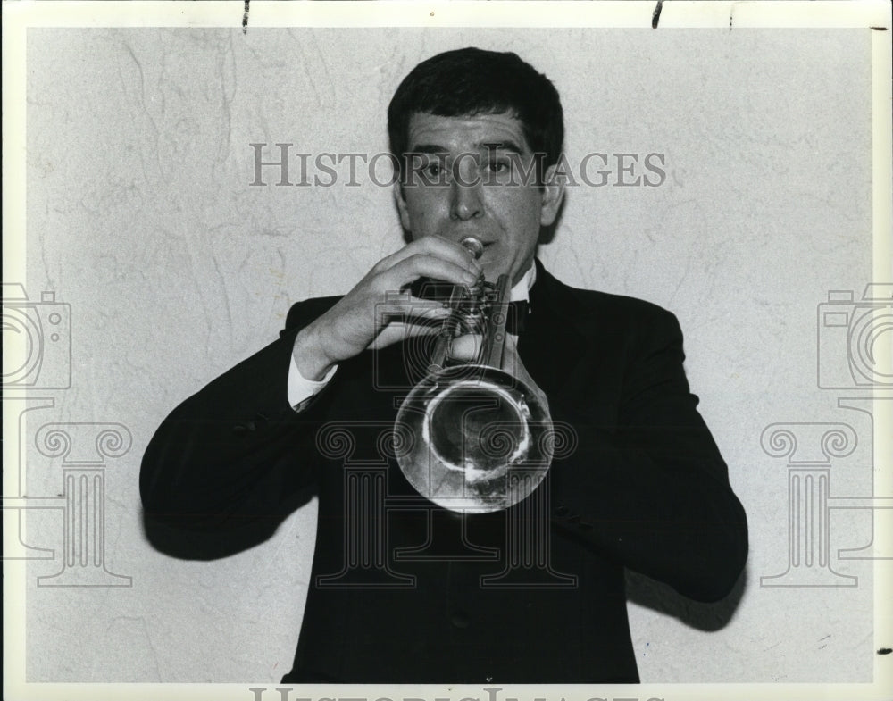 1989 Press Photo Bill Noftsinger Trumpet Player - cvp41724- Historic Images