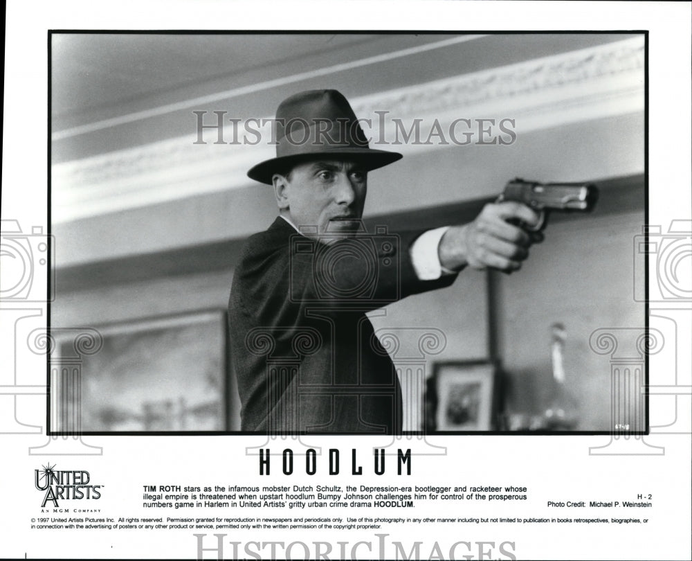 1997 Press Photo Tim Roth stars as Dutch Schultz in Hoodlum - cvp42193- Historic Images