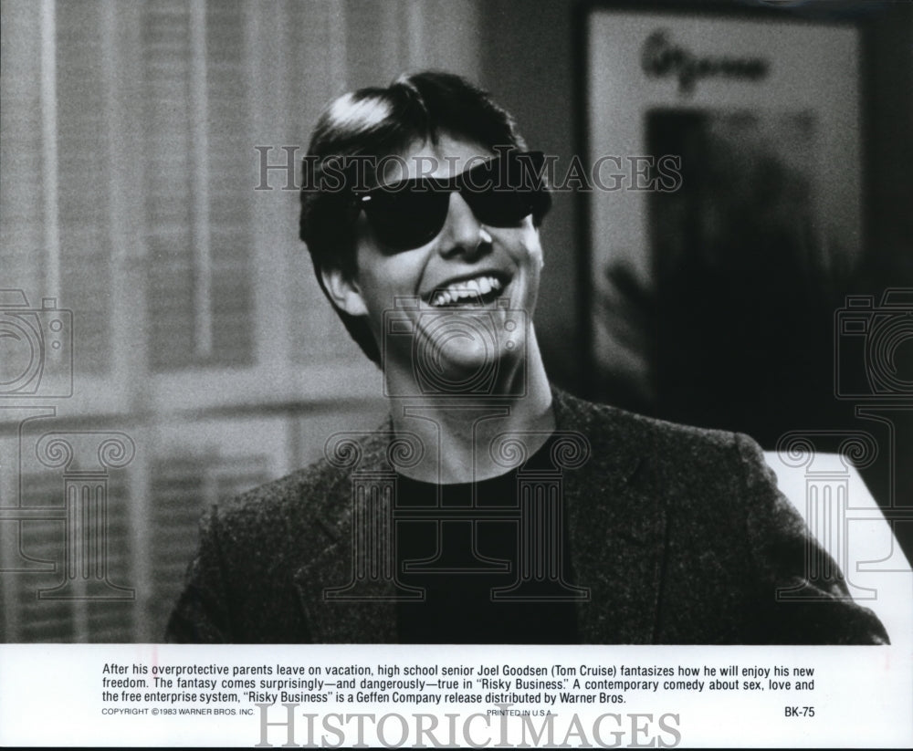 1995 Press Photo Tom Cruise stars as Joel Goodsen in Risky Business - cvp42265- Historic Images