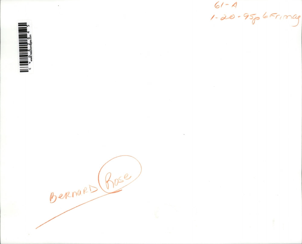 1995 Press Photo Director Bernard Rose with cast crew of Immortal Beloved