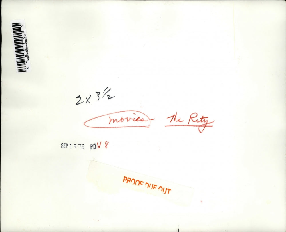 1976 Press Photo Movie The Ritz