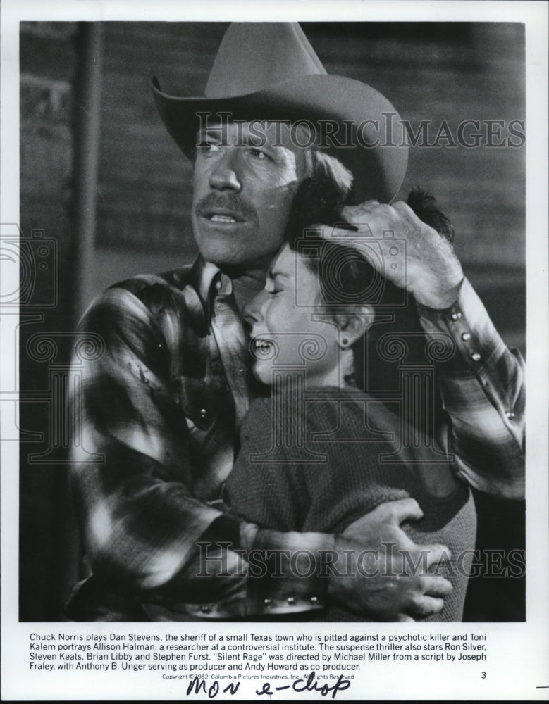 1982 Press Photo Movie Silent Rage - cvp43251- Historic Images