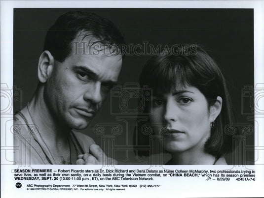 1989 Press Photo TV Program China Beach - cvp43417- Historic Images