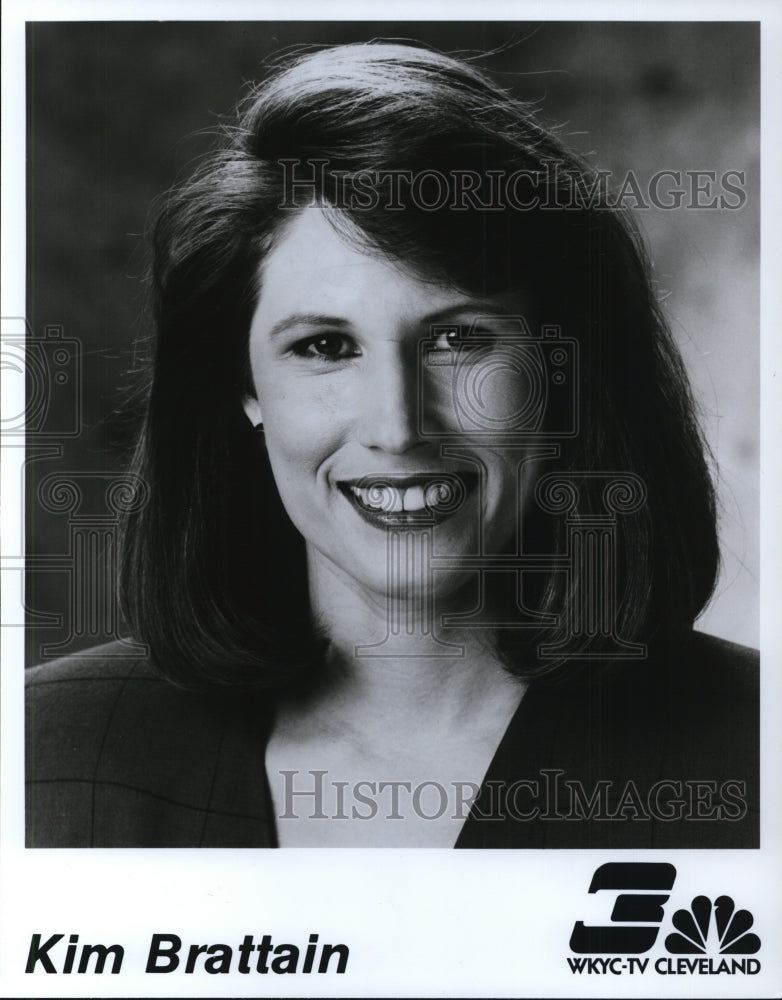 Undated Press Photo Kim Brattain Local News WKYC TV 3 - cvp43654- Historic Images