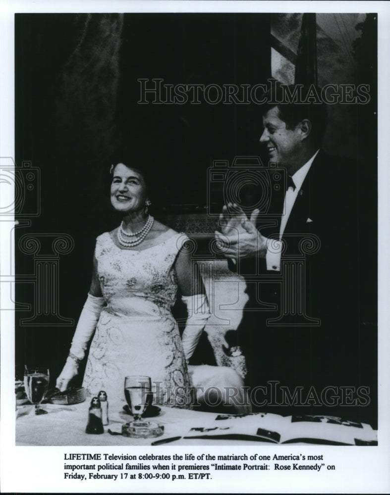Undated Press Photo Rose Kennedy featured on Intimate Portrait on Lifetime- Historic Images