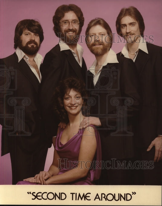 1982 Press Photo Scott Haphaway Alice and Leroy Marish Bruce Minner Mike Kozsey- Historic Images