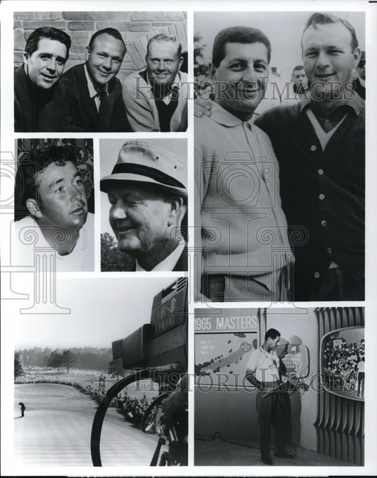 Undated Press Photo Gary Player Arnold Palmer Jack Nichlaus Frank Chirkinian- Historic Images
