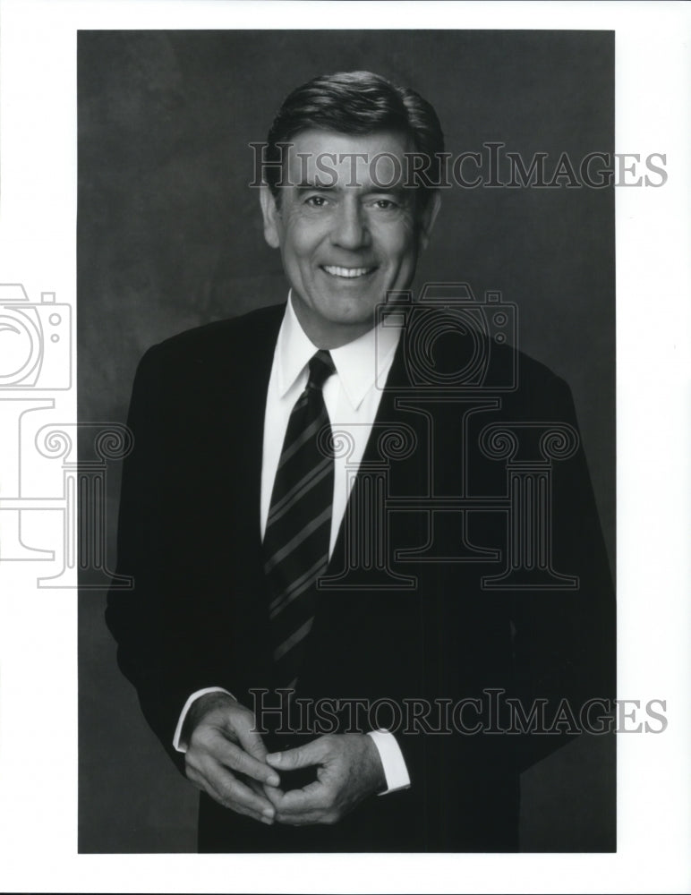 Press Photo Dan Rather Anchor &amp; Editor of CBS Evening News - cvp44648- Historic Images