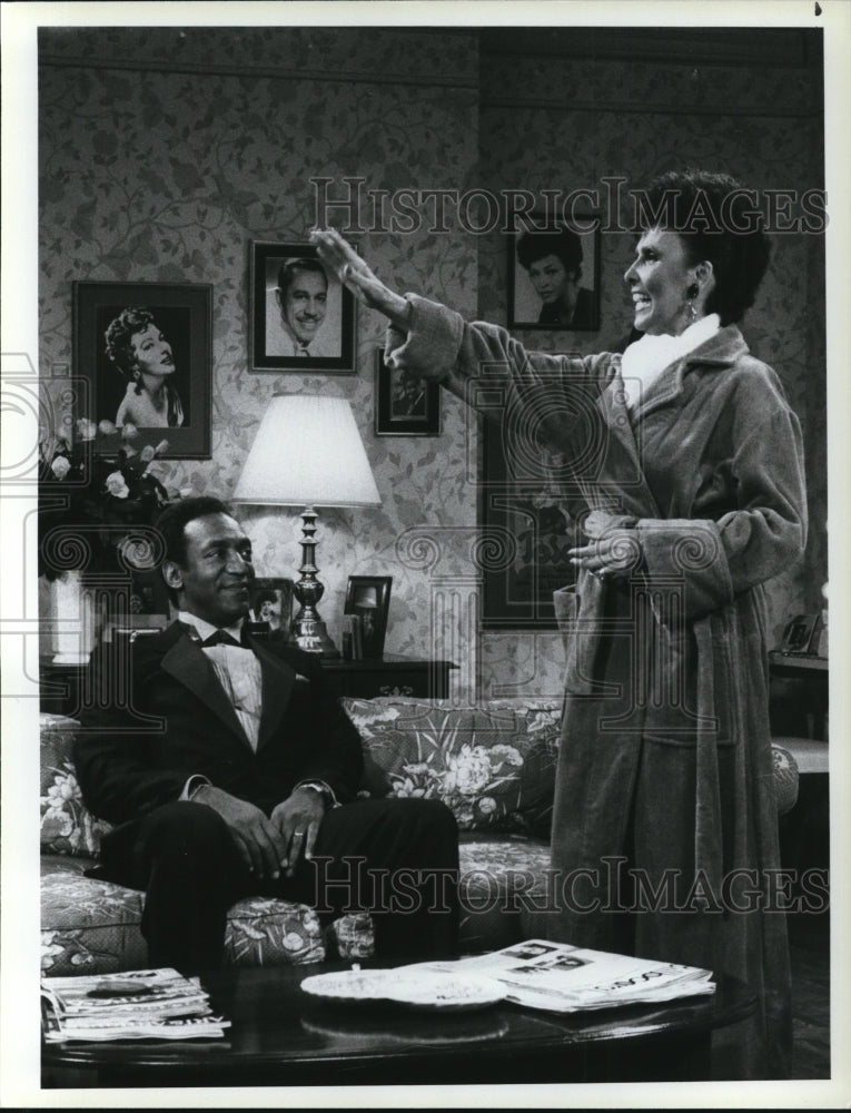 1985 Press Photo Bill Cosby and Lena Horne star on The Cosby Show - cvp44689- Historic Images