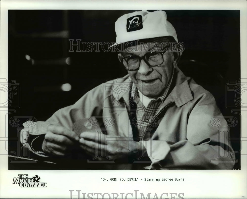 1985 Press Photo George Burns in Oh God You Devil - cvp45122- Historic Images