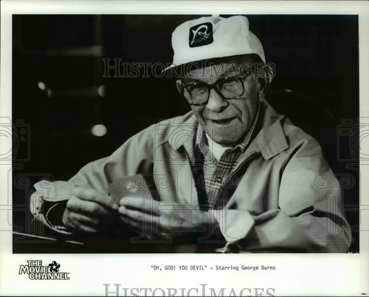 1985 Press Photo George Burns in Oh God You Devil - cvp45122- Historic Images