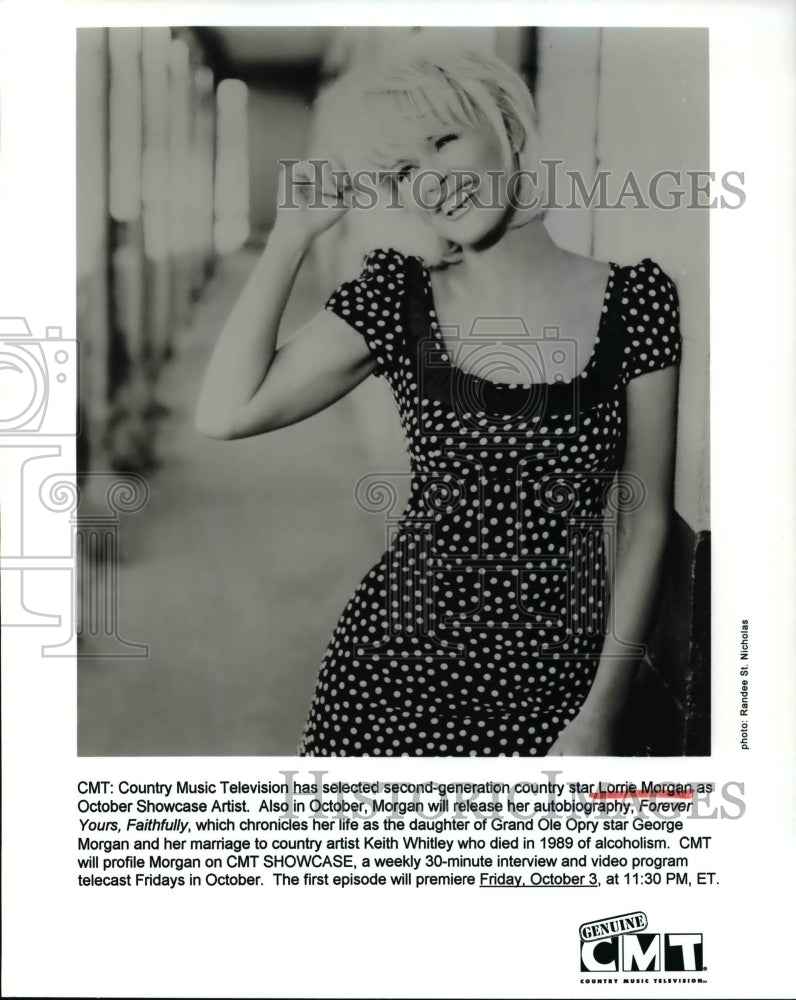 Press Photo Lorrie Morgan - cvp45225- Historic Images