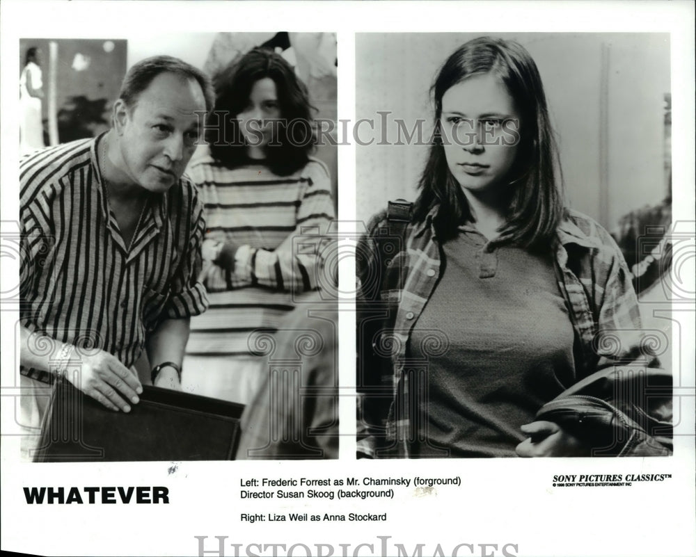 1998 Press Photo Frederic Forrest and Susan Skoog in &quot;Whatever&quot; - cvp45367- Historic Images