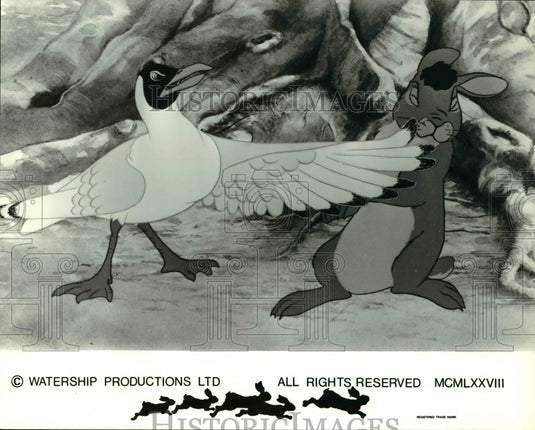 1978 Press Photo Scene from animated cartoon movie Watership Down - cvp45381- Historic Images