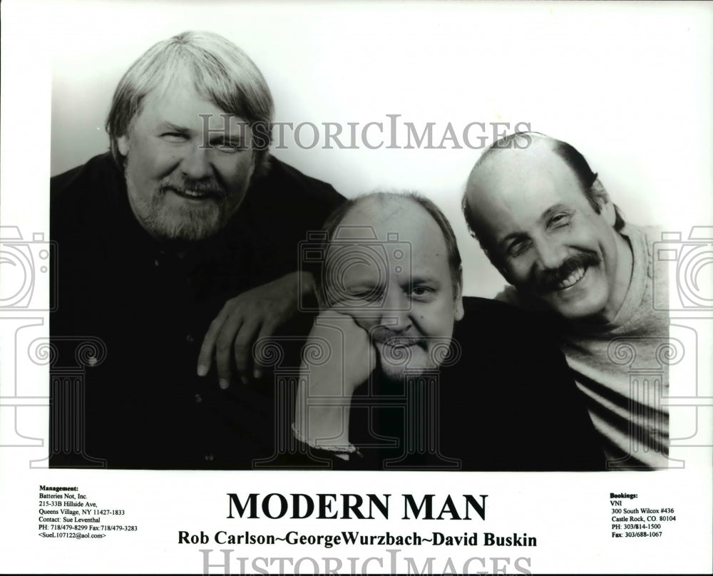 Undated Press Photo Rob Carlson George Wurzbach and David Buskin of Modern Man- Historic Images