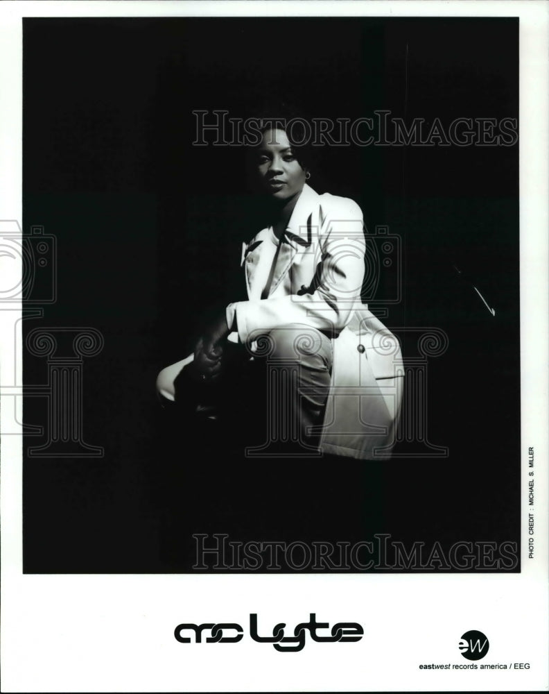 Undated Press Photo Mc Lyte Rap Artist - cvp45536- Historic Images
