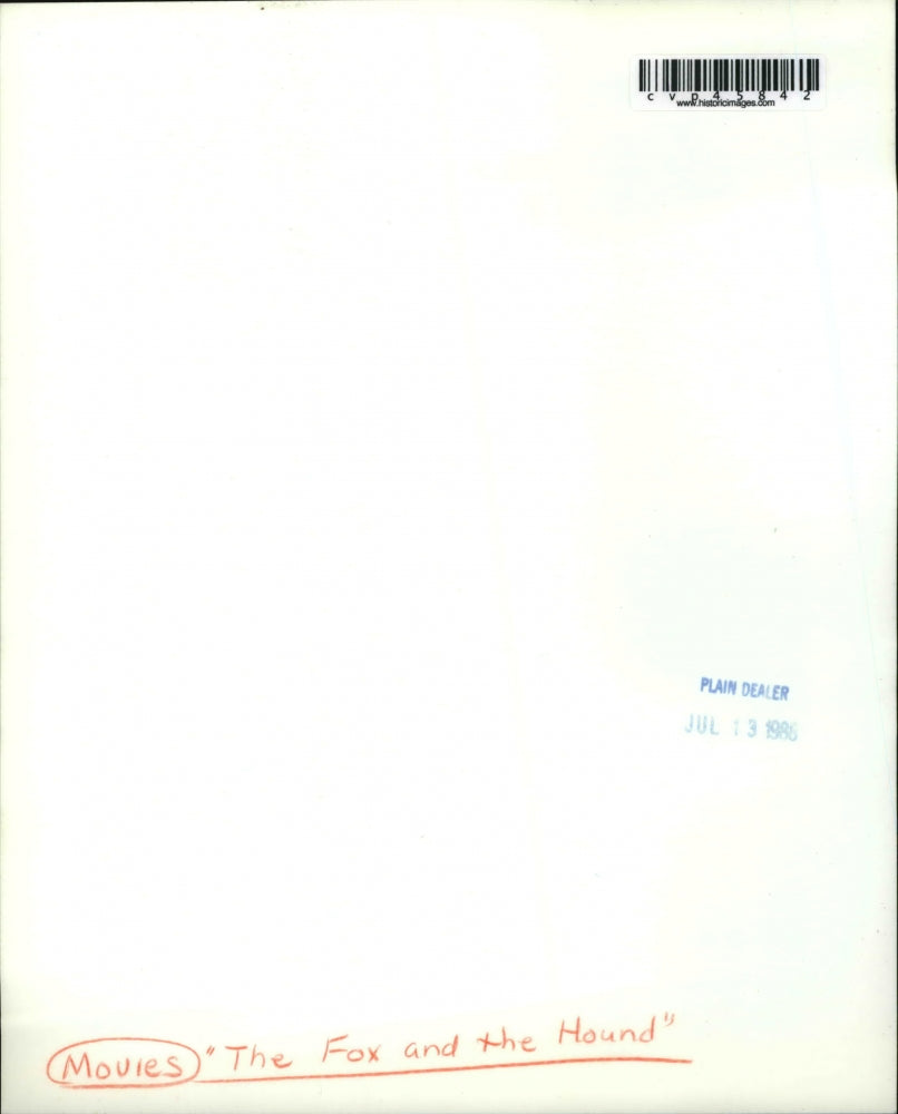 1988 Press Photo Scenes from animated cartoon movie The Fox and The Hound