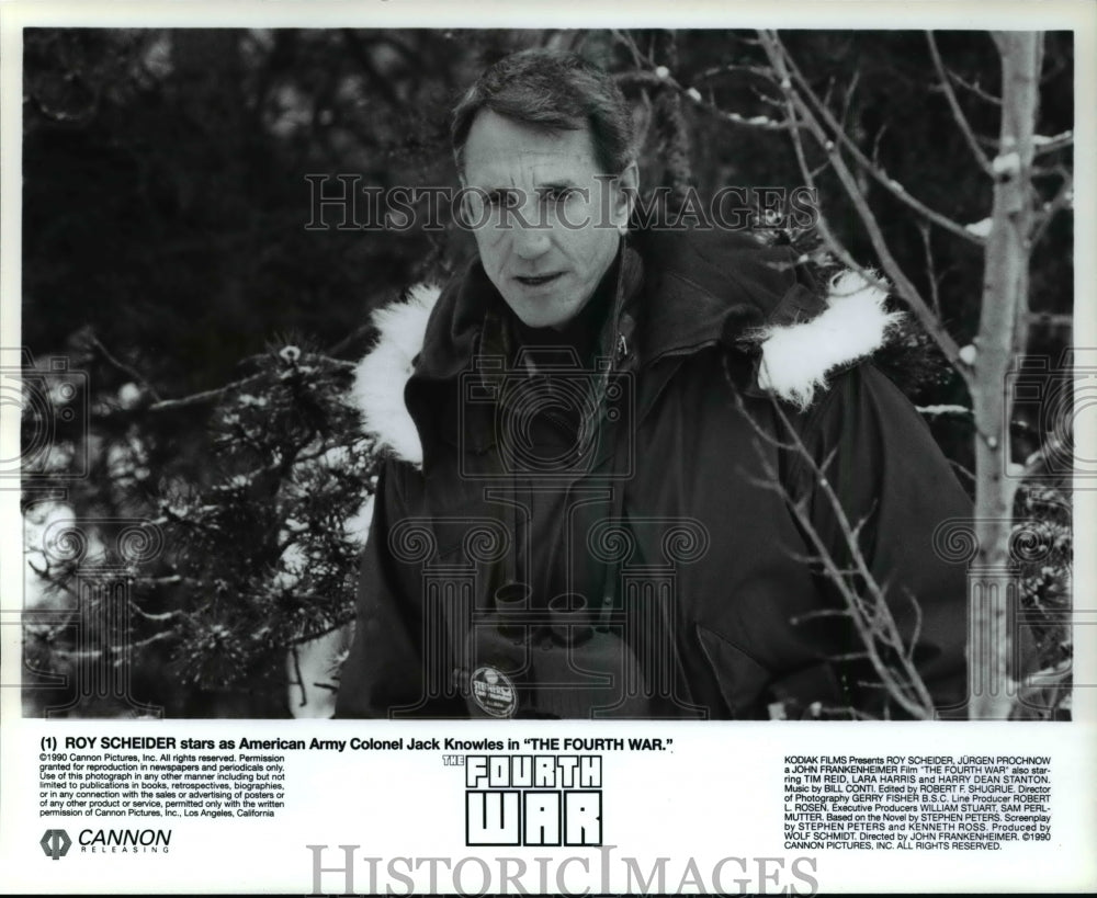 1991 Press Photo Roy Scheider stars as Jack Knowles in The Fourth War- Historic Images