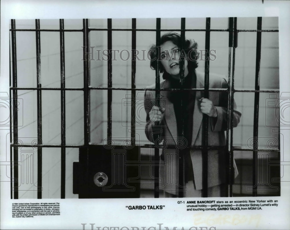 1984 Press Photo Anne Bancroft stars as Estelle in Garbo Talks movie film- Historic Images