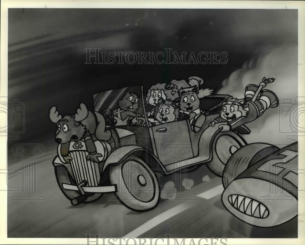 1984 Press Photo Scene from animated cartoon The Get Along Gang - cvp46099- Historic Images
