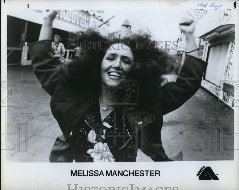 1984 Press Photo Melissa Manchester Pop Singer Songwriter and Actress- Historic Images