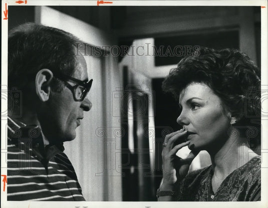 1980 Press Photo Robert Moore director and Marsha Mason - cvp46237- Historic Images