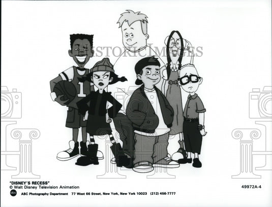 Undated Press Photo Scene from animated cartoon Disney's Recess - cvp46381- Historic Images