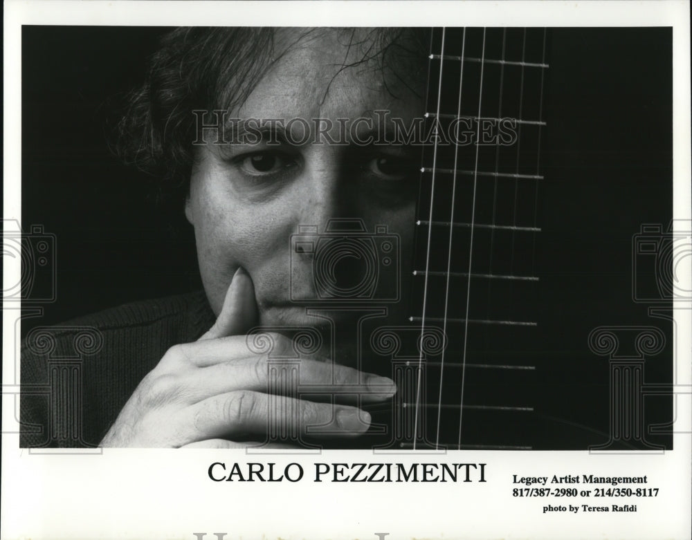 1987 Press Photo Carlo Pezziminti Musicican - cvp46424- Historic Images