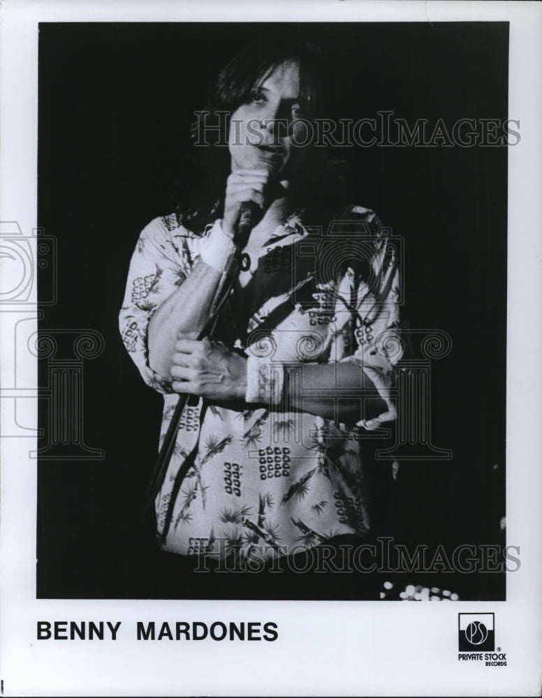 1984 Press Photo Benny Mardones Soul Pop Singer Songwriter - cvp47030- Historic Images