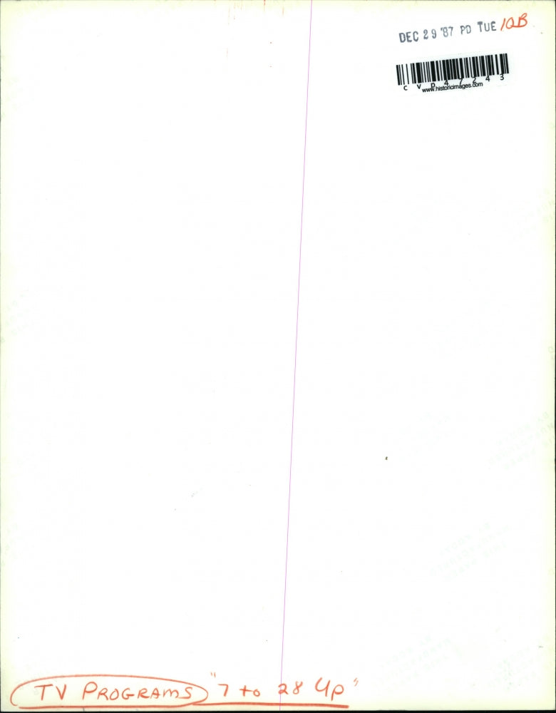 1987 Press Photo Jackie Bassett Lynn Johnson Susan Davis 7 Up to 28 Up TV show