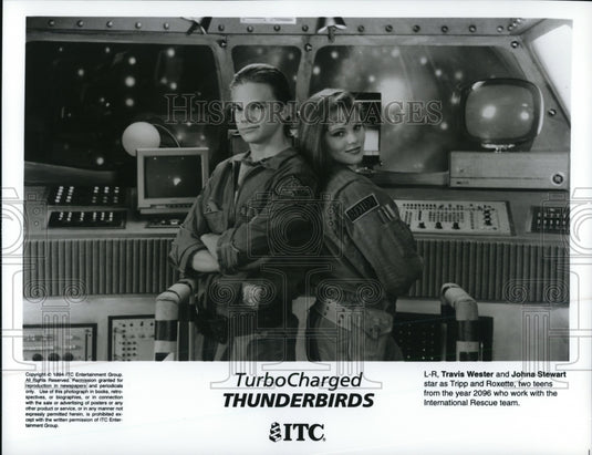 Undated Press Photo Travis Wester Johna Stewart Thunderbirds - cvp47936- Historic Images