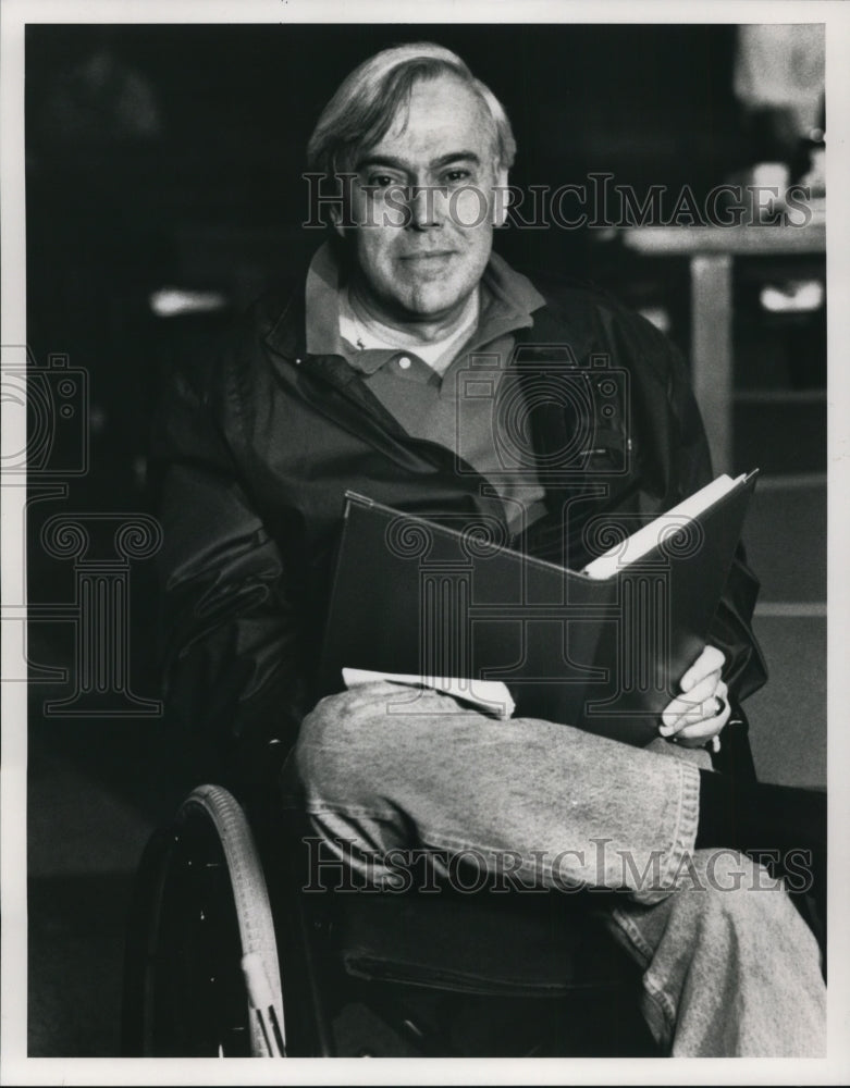 1989 Press Photo Reynolds Price playwrights &quot;New Music&quot; - cvp48092- Historic Images