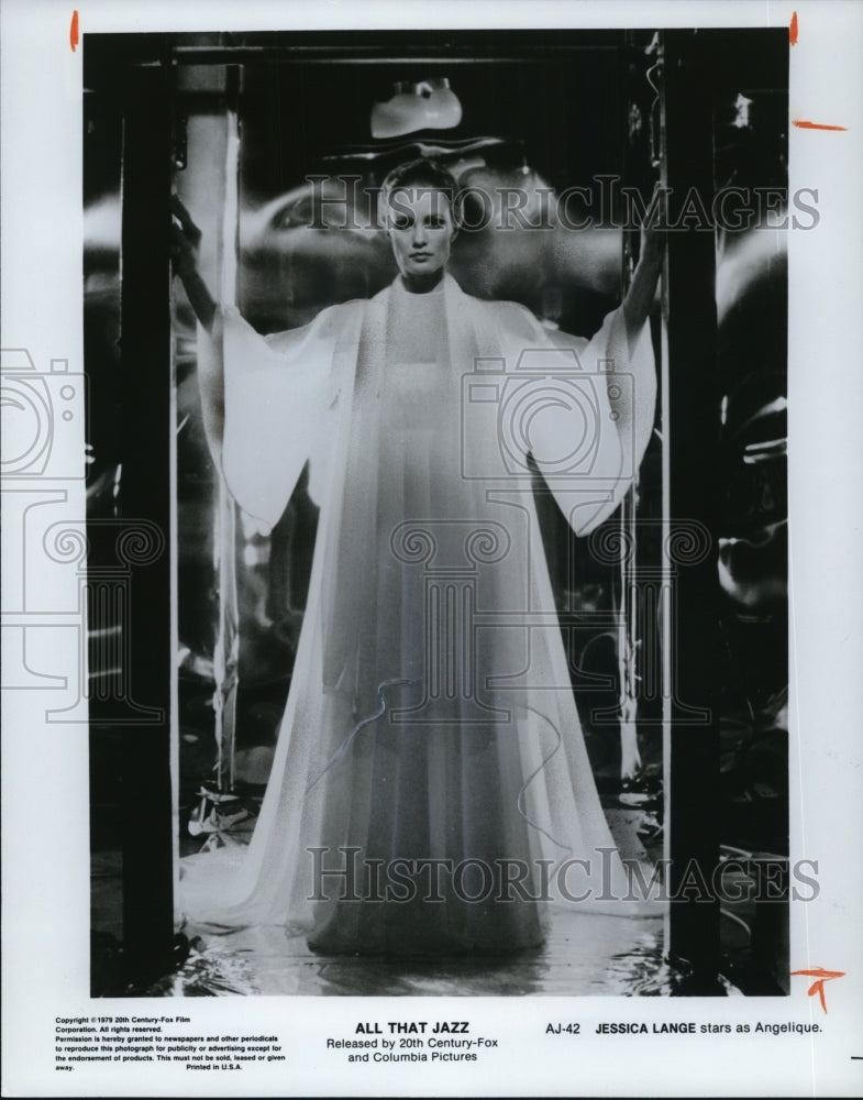 1980 Press Photo Jessica Lange in All that Jazz - cvp48136- Historic Images