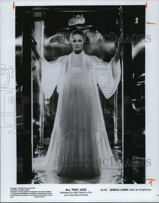 1980 Press Photo Jessica Lange in All that Jazz - cvp48136- Historic Images