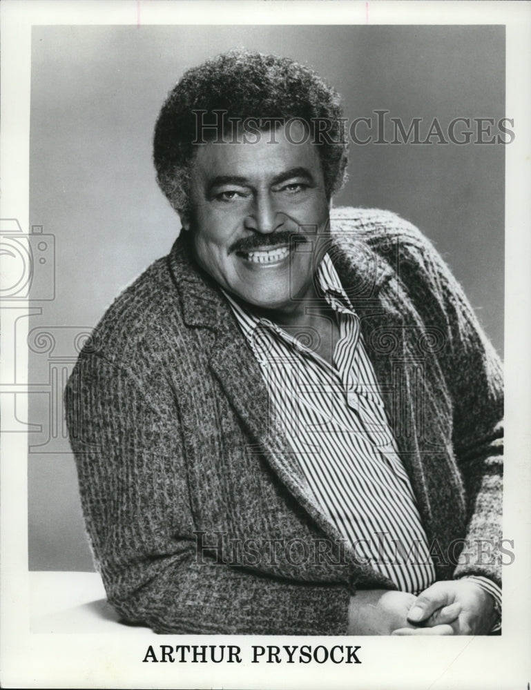 1986 Press Photo Arthur Prysock American Baritone Jazz Singer - cvp48360- Historic Images