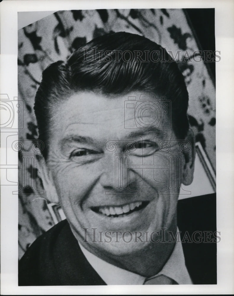 Undated Press Photo California Governor Ronald Reagan on The Next President?- Historic Images