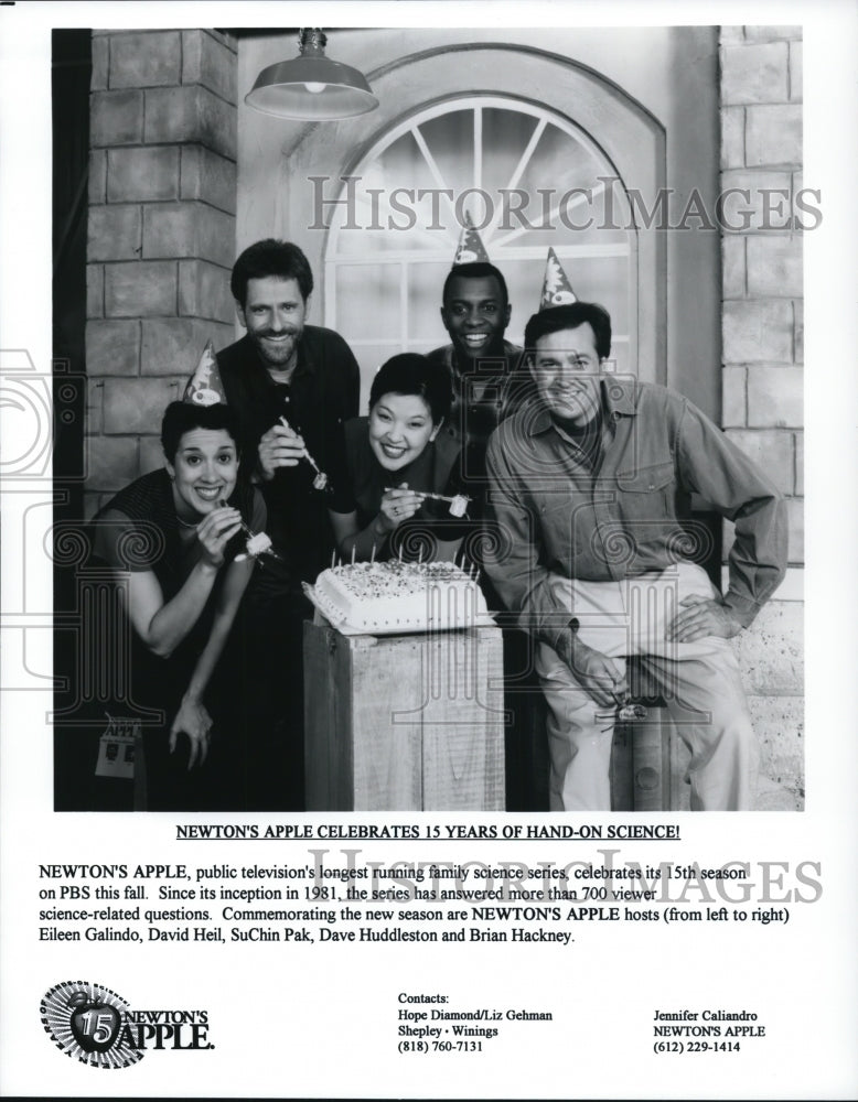 Undated Press Photo Eileen Galindo David Heil SuChin Pak and Dave Huddleston- Historic Images