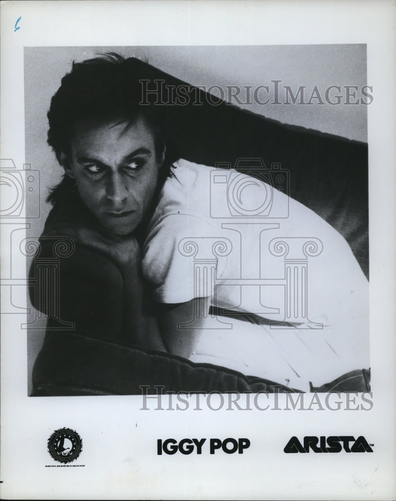 1980 Press Photo Iggy Pop Punk Rock Singer Songwriter Musician and Actor- Historic Images