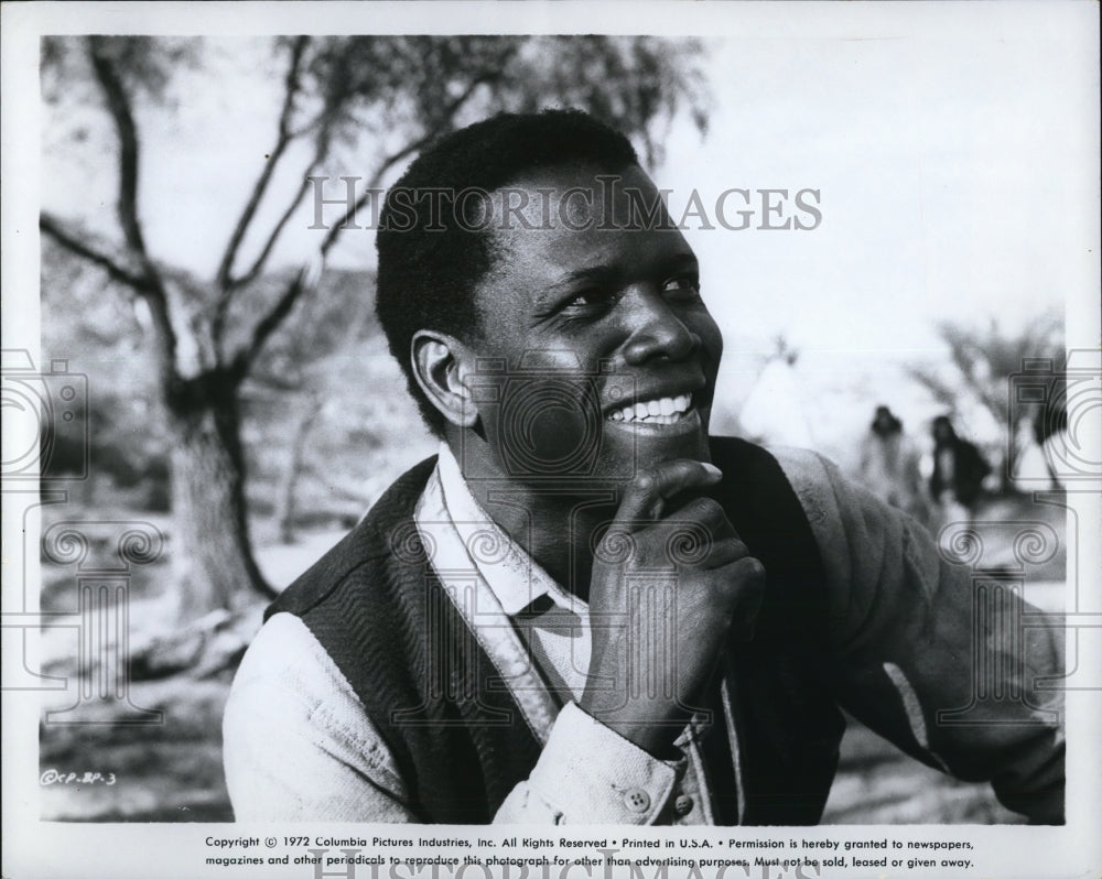 1974 Press Photo Sidney Poitier Buck And - cvp48964- Historic Images