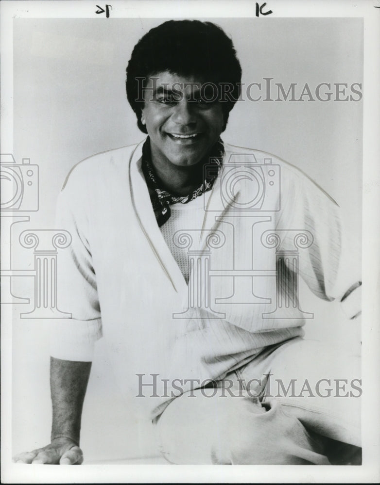 1982 Press Photo Johnny Mathis - cvp49080- Historic Images