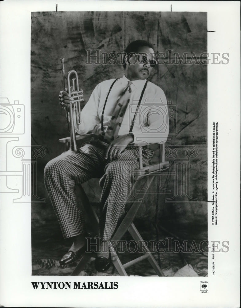 1986 Press Photo Wynton Marsalis - cvp49149- Historic Images