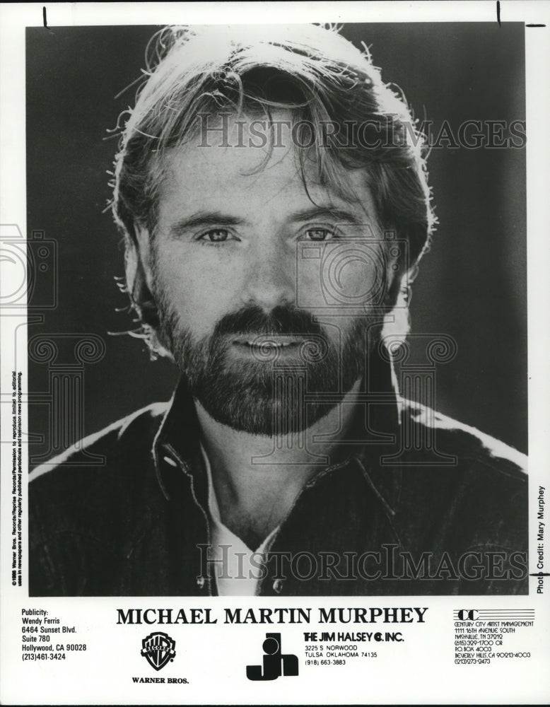 1986 Press Photo Michael Martin Murphey - cvp49301- Historic Images