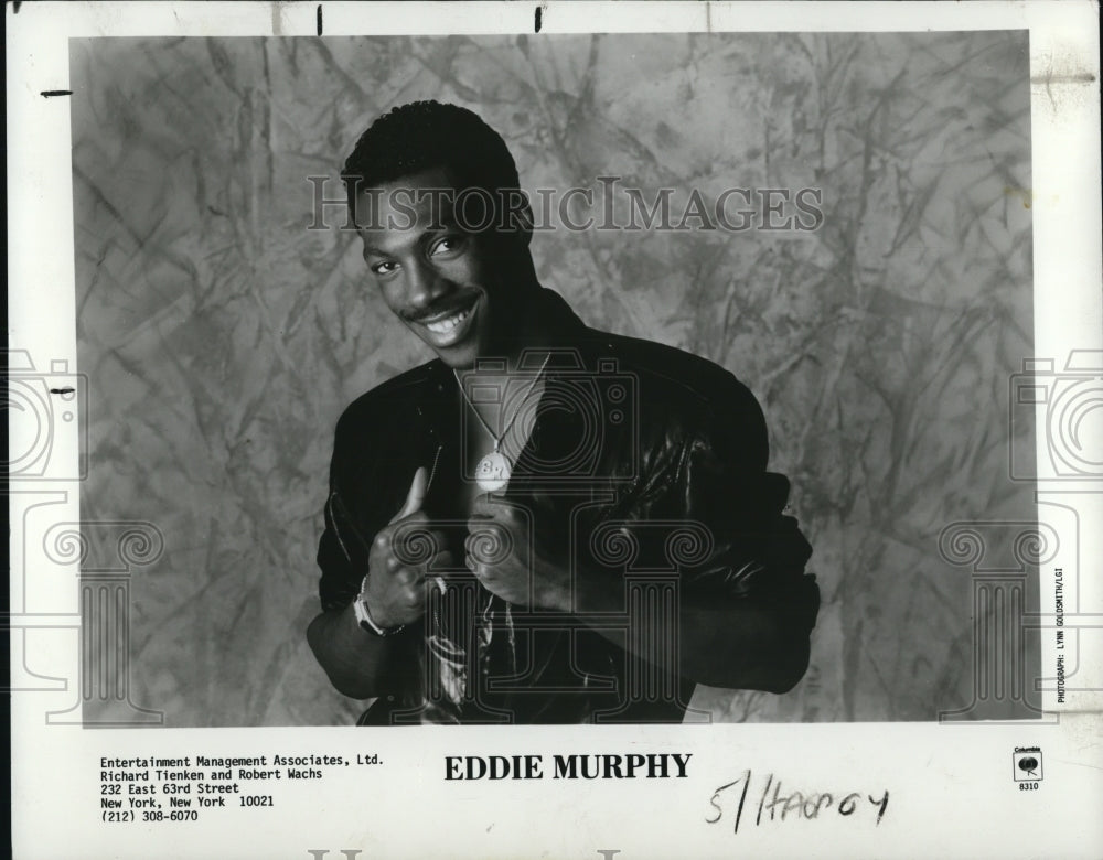 1986 Press Photo Eddie Murphy American Comedian and Actor - cvp49596- Historic Images