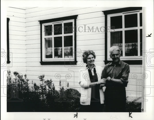 1984 Press Photo Anders and Dagfrid Mundal- Historic Images