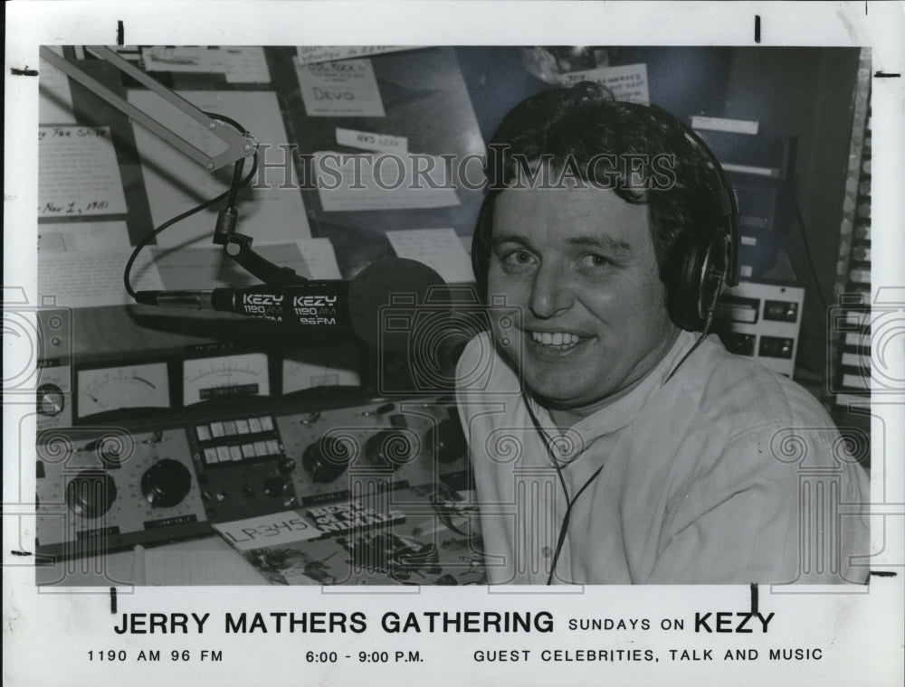 1982 Press Photo Jerry Mathers Gathering on KEZY - cvp49680- Historic Images