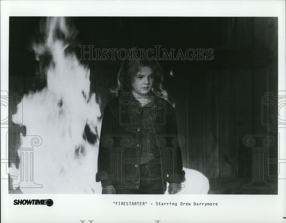 1985 Press Photo Drew Barrymore in Firestarter - cvp50021- Historic Images