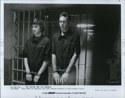 1984 Press Photo Sean Penn & Timothy Hutton The Falcon And The Snowman - 380- Historic Images