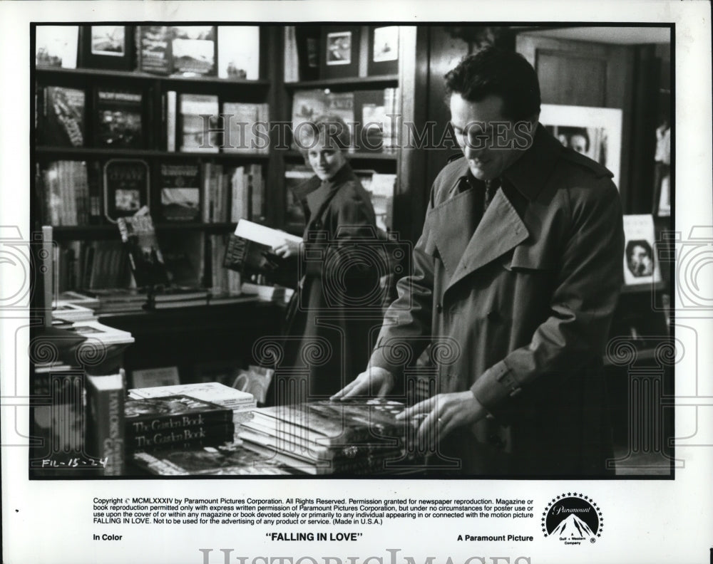 1984 Press Photo Robert De Niro &amp; Meryl Streep in Falling in Love - cvp50155- Historic Images