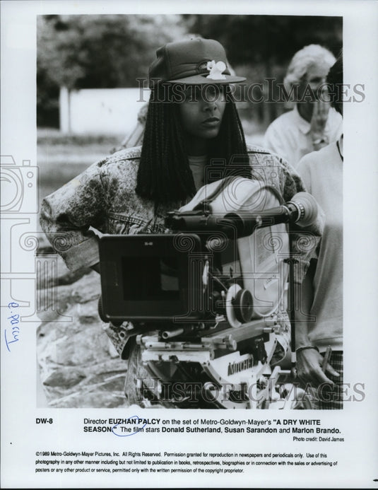 1989 Press Photo Euzhan Palcy in "A Dry White Season" - cvp50467- Historic Images