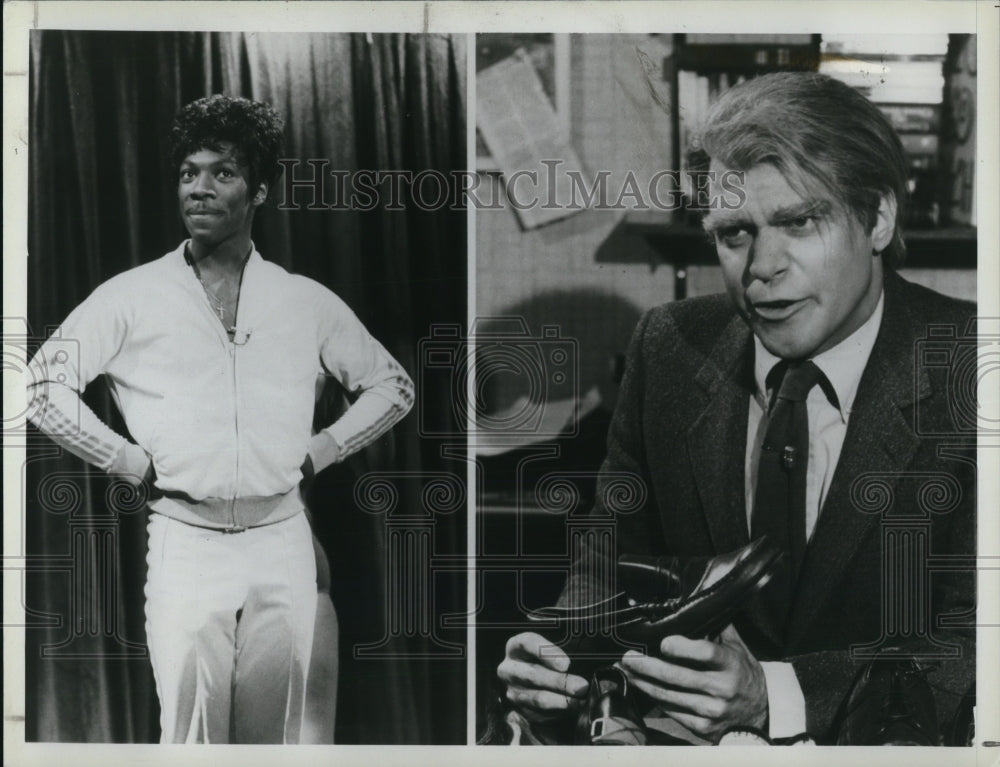 1981 Press Photo Eddie Murphy Joe Piscopo Saturday Night Live - cvp51091- Historic Images